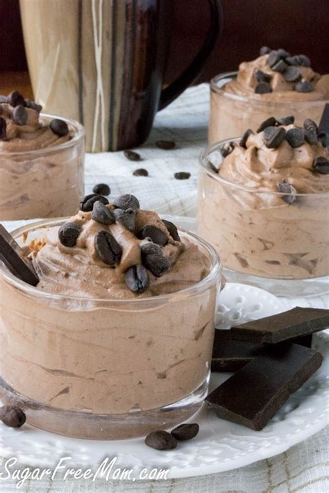 The milk in the fudgesicle recipe makes them a bit. 4 Ingredient Sugar-Free Mocha Mousse | Recipe | Sugar free ...