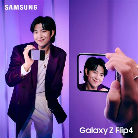 Samsung Galaxy Z Flip4 Revealed With Bts