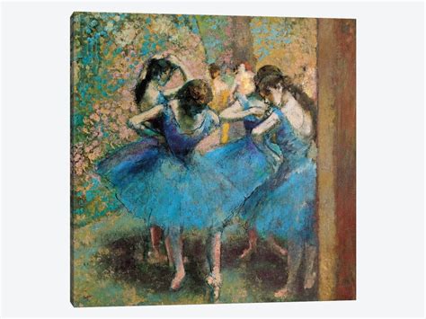 Dancers In Blue 1890 Art Print By Edgar Degas Icanvas