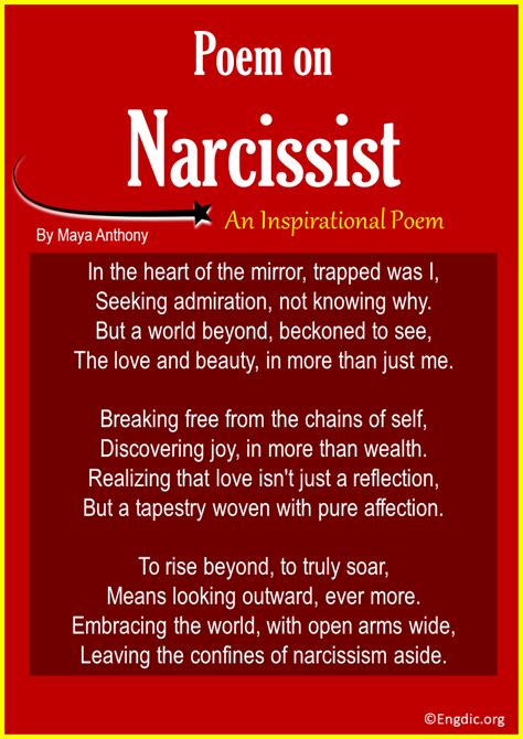 Poems About Narcissist Narcissism Engdic