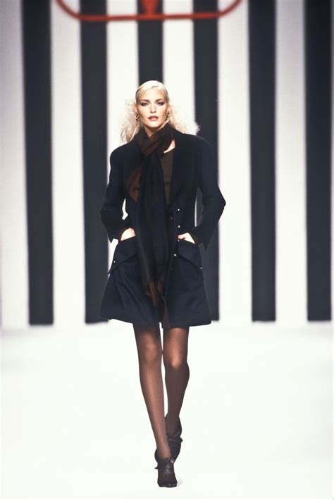 Nadja Auermann At Valentino Fw 1994 Chic As Fk With Images