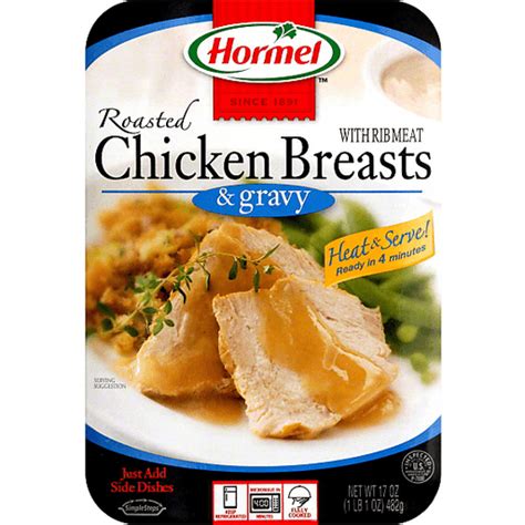 No dry, flavorless chicken here—you'll want to make everything from crispy cutlets to flavorful soups. Hormel Chicken Breasts & Gravy, Roasted | Shop | Ross ...