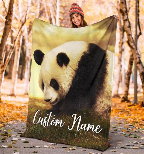 Panda Blanket Panda Throw Blanket Panda Fleece Blanket Etsy México