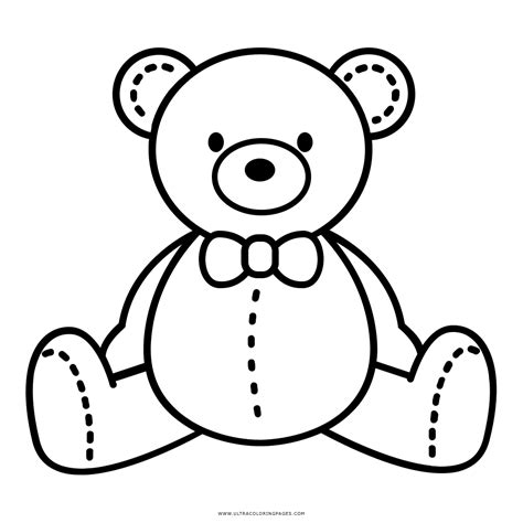 Urso Teddy Desenho Para Colorir Ultra Coloring Pages