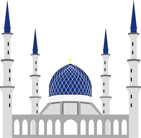 Clip Art Masjid Clipart Mosque Clip Art Gambar Kubah Masjid Hitam