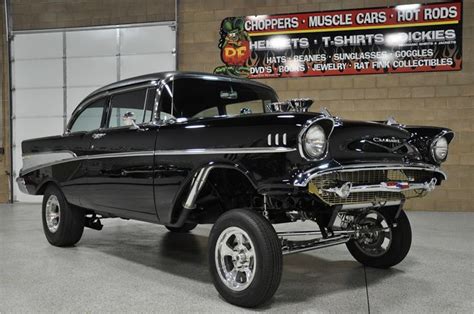 1957 Chevrolet Bel Air Gasser Red Hills Rods And