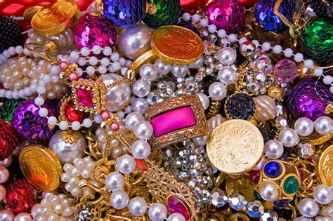 Closeup Of Different Types Of Jewels Stock Photo Download Image Now