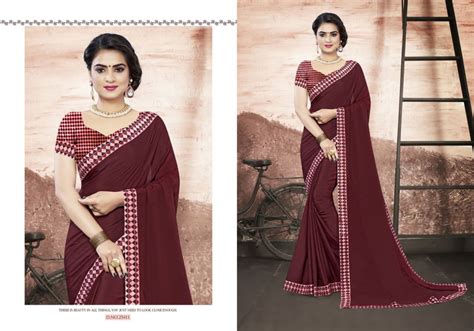 Vallabhi Prints Preet Fancy Printed Border Regular Wear Sarees