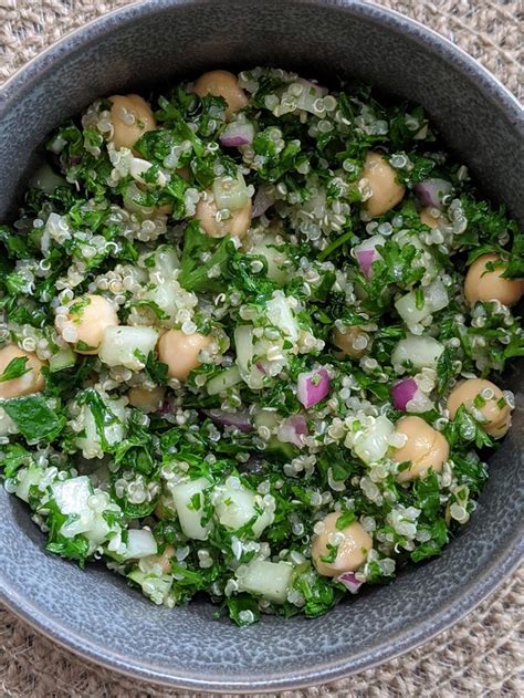 The Sunday Cookbook Gluten Free Tabbouleh With Kale And Chickpeas