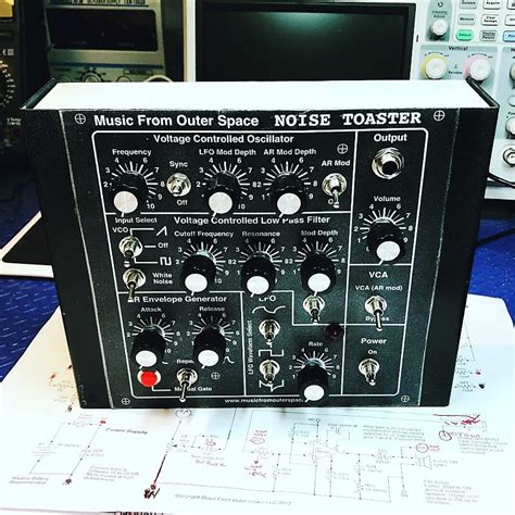 Mfos Music From Outer Space Noise Toaster 2019 Black Reverb