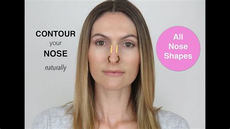 How To Contour Your Nose Naturally Different Nose Shapes All Nose