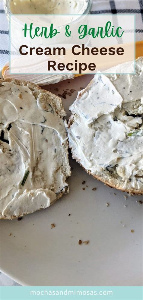herb and garlic cream cheese is great for bagels toast and more let s upgrade our basic cream
