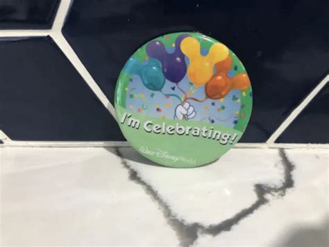 New Disneyland Im Celebrating Button Goofy Wpark Map 3 Pins Disney