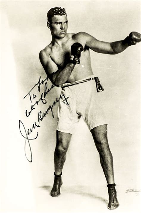 Jack Dempsey Signed Photograph