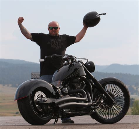 Check out the article and photos at cycle world. Custom 'Back In Black' Yamaha Stryker - Low and Mean