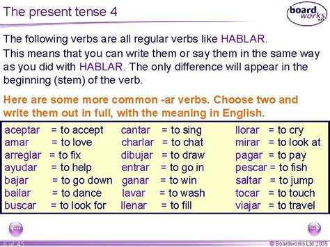 Present And Past Tense Of Ser