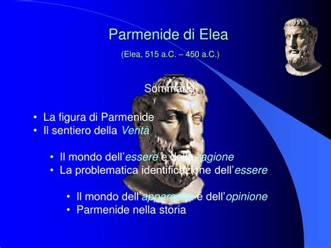 PPT Parmenide Di Elea Elea 515 A C 450 A C PowerPoint