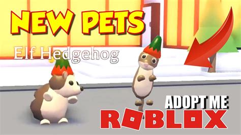 First Neon Elf Hedgehog On Youtube Adopt Me Roblox