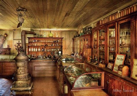 Pharmacy Turn Of The Century Pharmacy By Mike Savad Old General
