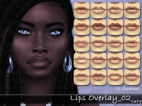 Lips Overlay 02 At Taty Eámanë Palantír Sims 4 Updates