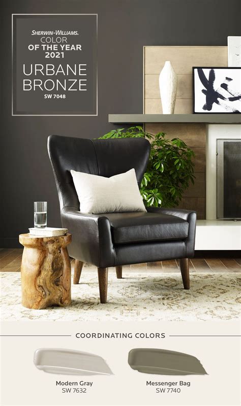 How To Use The Sherwin Williams 2021 Color Of The Year Urbane Bronze