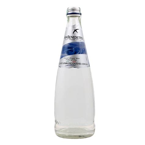 San Benedetto Sparkling Mineral Water Glass Bottle 750ml Tops Online