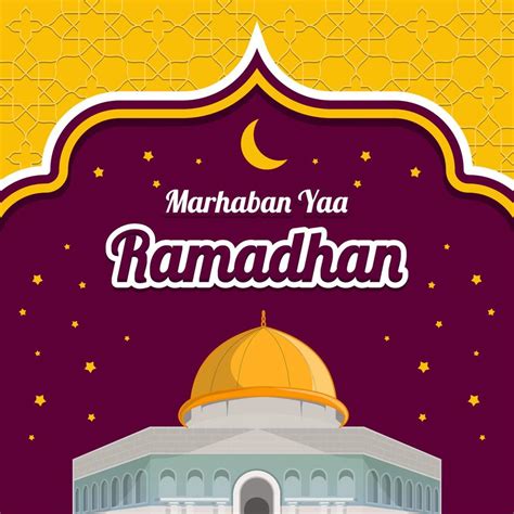 Marhaban Yaa Ramadhan 18926892 Vector Art At Vecteezy
