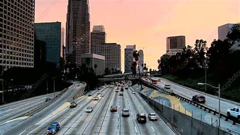 Los Angeles Traffic Stock Video Clip K0022378 Science Photo Library