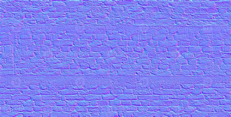 Normal Map Texture Bricks Texture Mapping Normal Stock Photo
