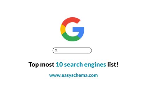 Top Most 10 Search Engines List Ten Most Popular In The World