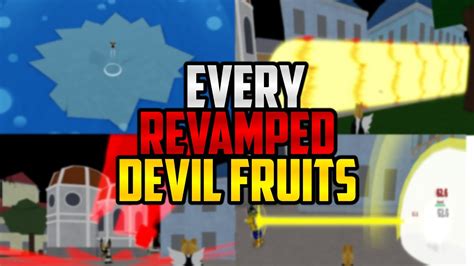 Every Revamped Devil Fruits Showcase In Blox Piece Youtube