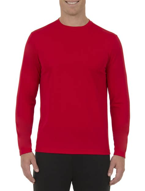 Buy Athletic Works Big Mens Active Performance Long Sleeved Crew Neck