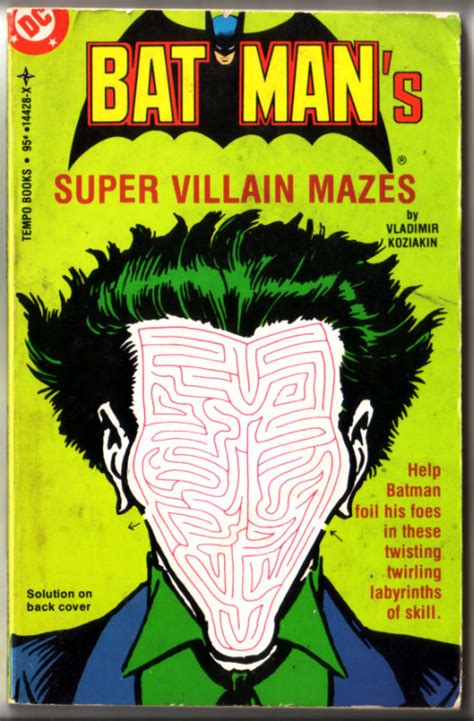 The Batcave Trophy Room Batmans Super Villain Mazes Book