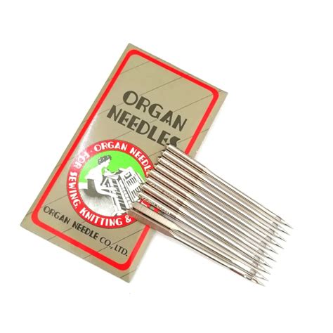 Organ Sewing Machine Needle Chart