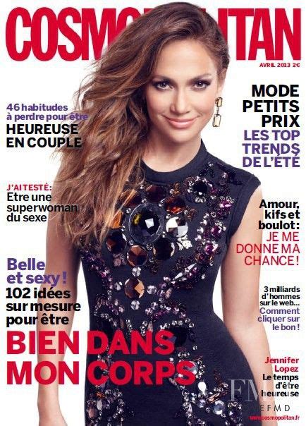 Covers Of Cosmopolitan France With Jennifer Lopez 958 2013 Magazines