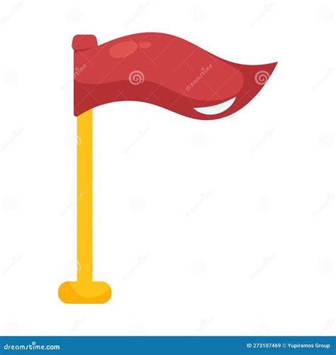 Red Flag Icon Stock Vector Illustration Of Design Revival 273107469