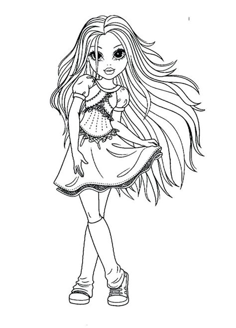 Beautiful Girl Coloring Pages At Free Printable