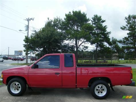 1990 Red Nissan Hardbody Truck Extended Cab 34924354 Photo 2