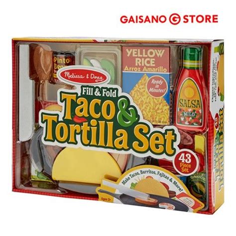 Melissa And Doug Fill And Fold Taco And Tortilla Set Lazada Ph