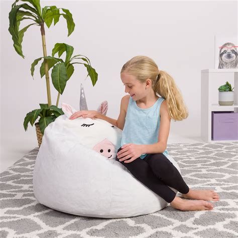Home And Garden Furniture Teen Size Character Bean Bag Chair Seat With