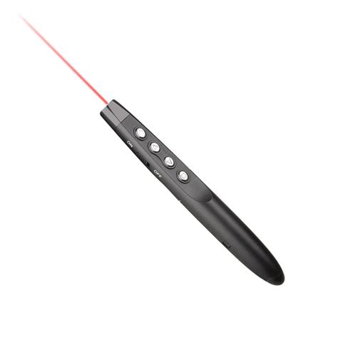 24g Rf Wireless Presentation Pen Remote Control With Red Laser Pointer