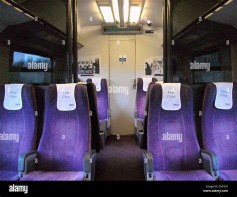 The Unrefurbished Interior Of A First Class Cabin Aboard A First Great Western Class 165 1