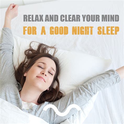 Relax And Clear Your Mind For A Good Night Sleep Snoring Solutions Snoring Relaxation