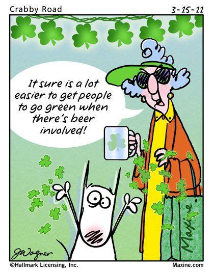 Pin By Cilade On Comics Maxine Irish Funny St Patricks Day Quotes