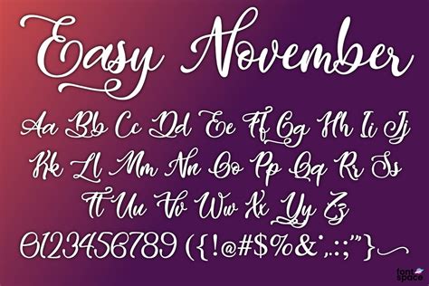 Easy November Font Typhoon Type Suthi Srisopha Fontspace