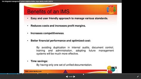 Benefits Of Implimenting Ims Youtube