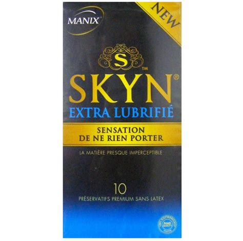 Manix Skyn Skyn Extra Lubrifié Sensation De Ne Rien Porter 10