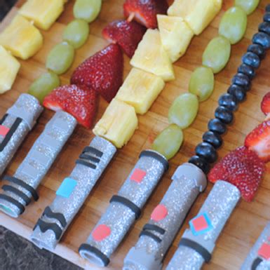 Maybe you would like to learn more about one of these? Lightsaber Fruit Kabobs Recipe
