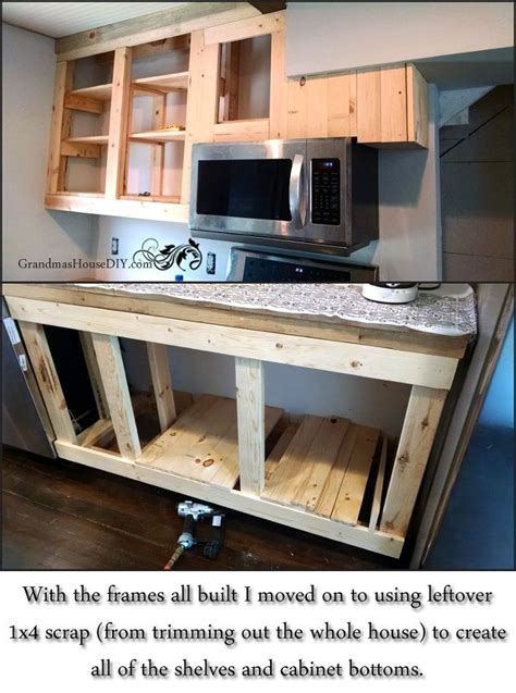 21 DIY Kitchen Cabinets Ideas & Plans That Are Easy & Cheap to Build