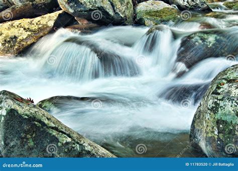 Mountain Stream Cascading Over Rocks Stock Photo Image Of Smokies